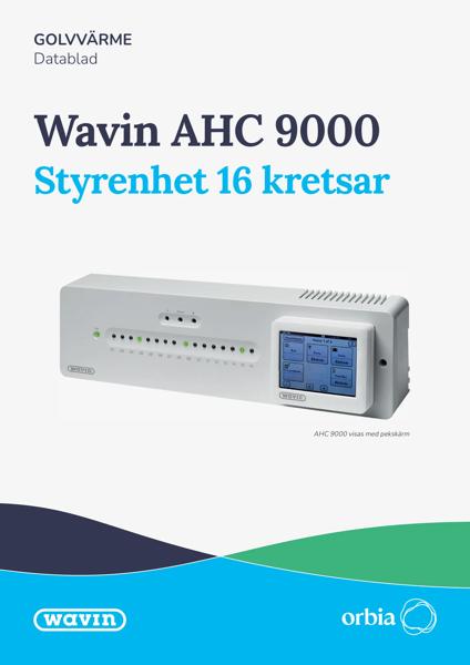 Wavin AHC 9000 Styrenhet 16 Kretsar Datablad [SE]