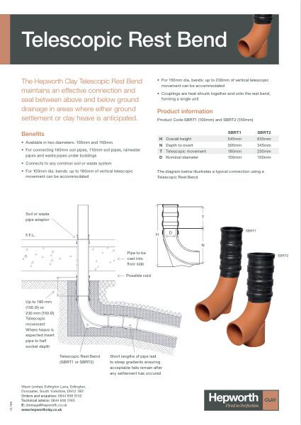 Telescopic rest bend