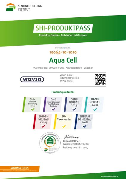 SHI-Produktpass Wavin AquaCell