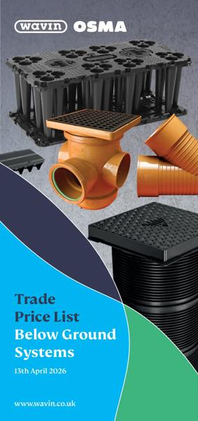 Wavin Below Ground Trade Price List 2026
