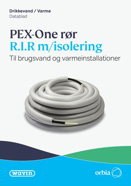 Datablad - PEX-ror R.I.R med isolering