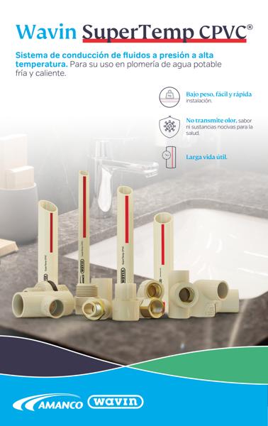 Hoja producto Wavin SuperTemp CPVC MX