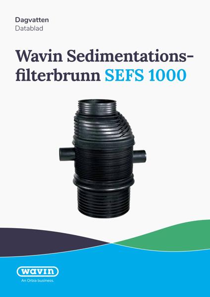 Datablad - Sedimentationsfilterbrunn SEFS 1000