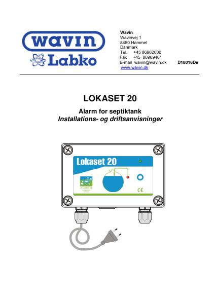 LOKASET 20 Alarm for septiktank