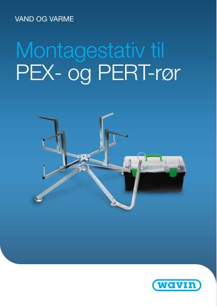 Montagestativ til Pex gulvvarmerør