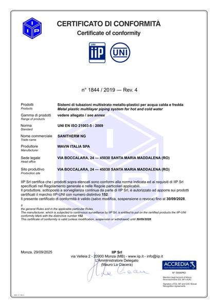 Chemidro Sanitherm NG system