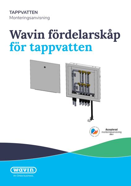 Wavin fördelarskåp för tappvatten - Monteringsanvisning