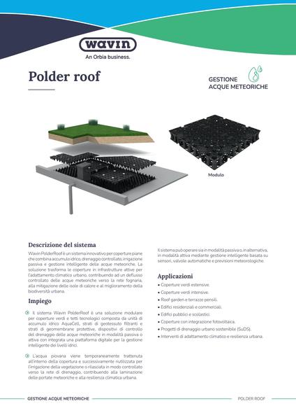 Scheda Tecnica Wavin PolderRoof ITA