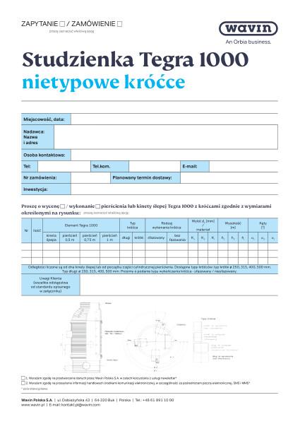 Tegra 1000_nietypowe króćce_formularz zamówienia