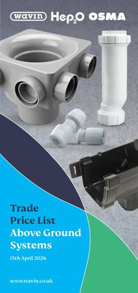 Wavin Above Ground Trade Price List 2026