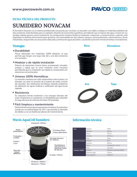Sumidero Novacam