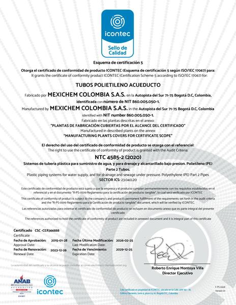 Tubos polietileno acueducto