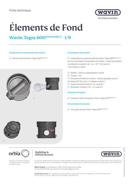 Fiche technique - Fonds Tegra 600 Generation 2