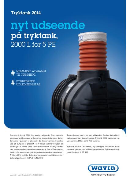 Datablad - Wavin Tryktank 2014