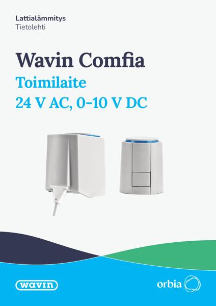 Comfia UFH Actuator 0-10V DC Data Sheet [FI]