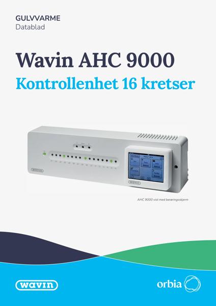Wavin AHC 9000 Kontrollenhet 16 Kretser Datablad [NO]