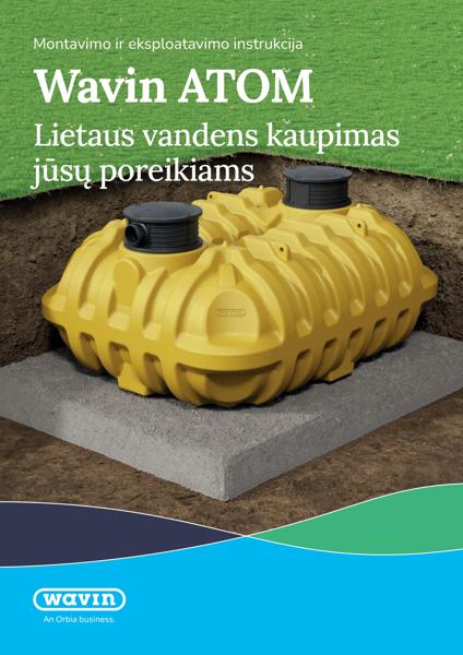 Wavin ATOM montavimo instrukcija