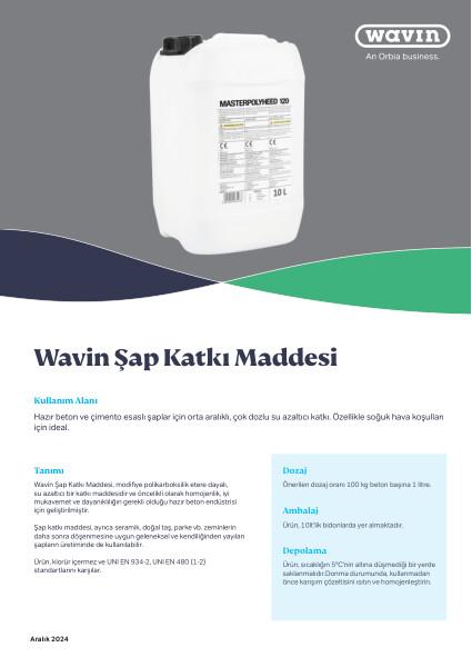 Şap Katkı Maddesi Bilgi Föyü