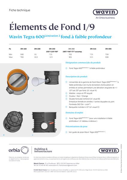 Fiche technique - Tegra 600 Generation 2 - Fonds FP