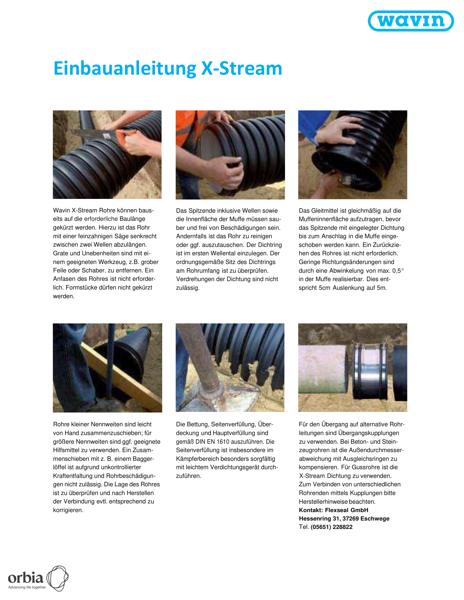 Wavin X-Stream Montageanleitung