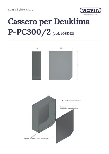 Istruzioni di montaggio Cassero per Deuklima P-PC300/2