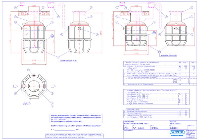 Tuotekuva - EuroHEK PE 600-1000 S-malli h5-10 PDF