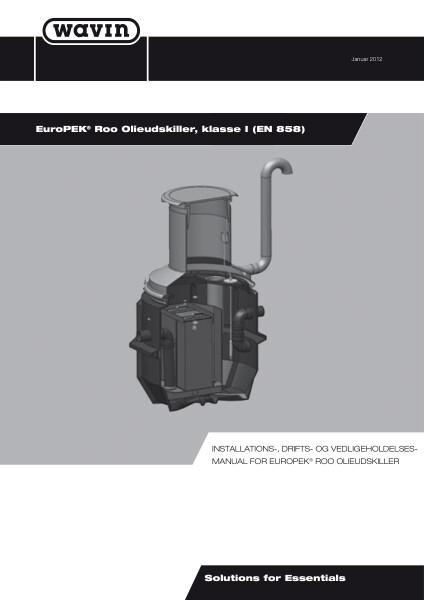 EuroPEK® Roo Olieudskiller, klasse I