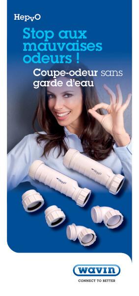 Brochure HepvO Stop aux mauvaises odeurs! Coupe-odeur sans garde d'eau