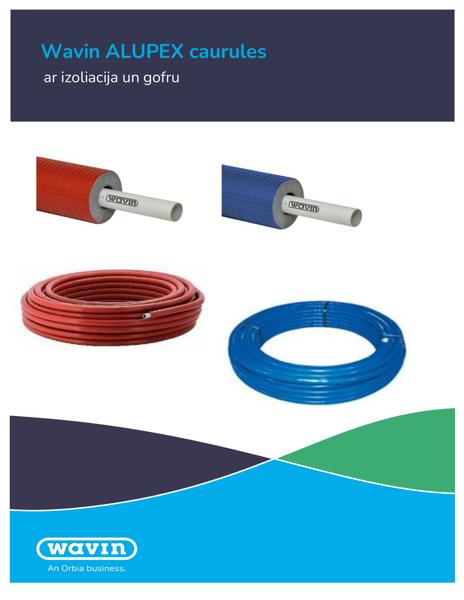 Wavin ALUPEX caurules ar izoliacija un gofru