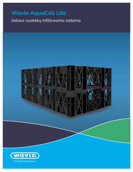 Wavin AQC Lite lietaus nuotekų infiltravimo sistema