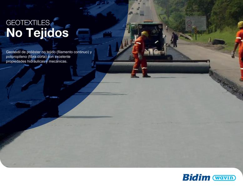 BIDIM Geotextiles No Tejidos