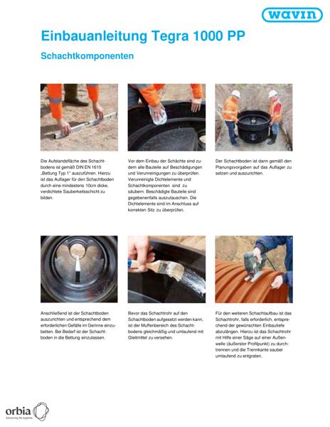 Wavin Tegra 1000 PP Montageanleitung