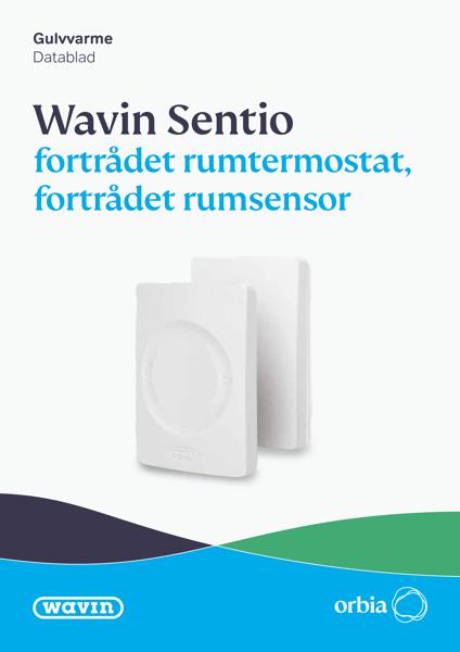 Datablad - Sentio fortrådet rumtermostat-rumsensor