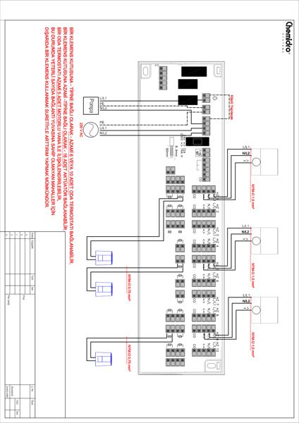 WAVIN Alpha Termostat ve Alpha Plus Kontrol Unitesi Bağlantısı