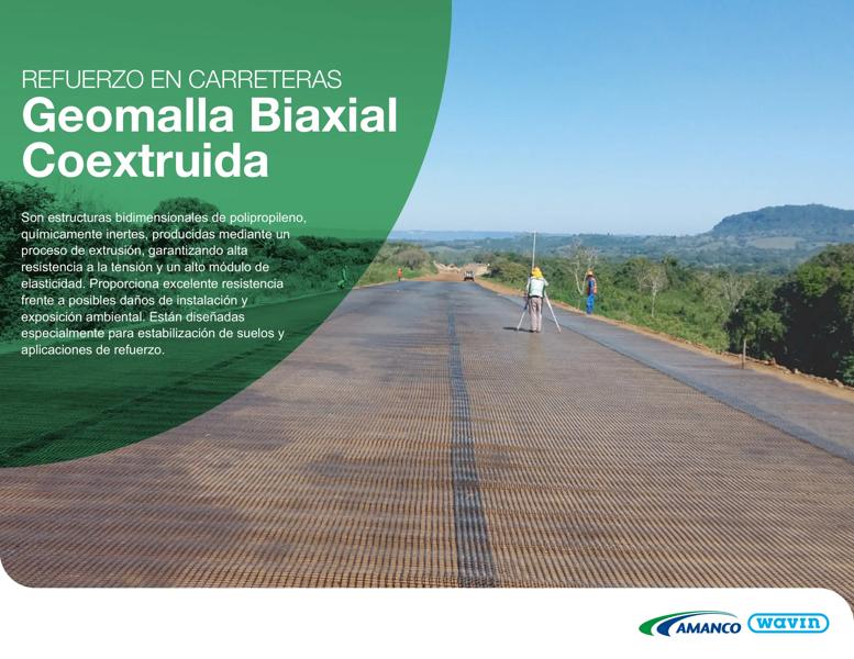 Geomalla Biaxial Coextruida
