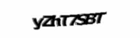 Security check image, please type the characters shown