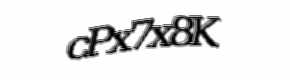 Security check image, please type the characters shown