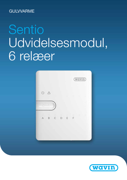 Datablad - Sentio Udvidelsesmodul 6 relæer