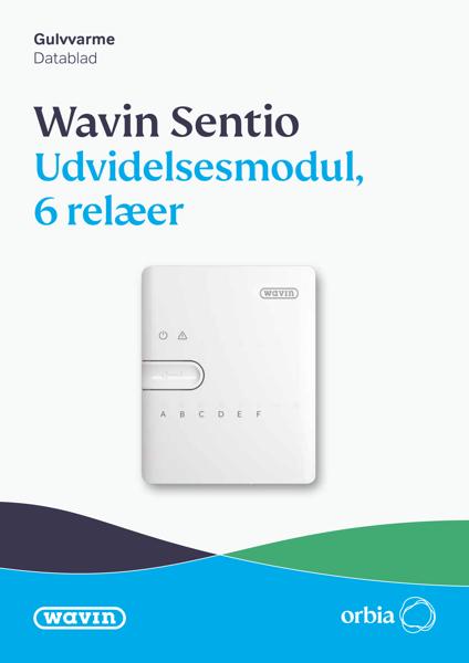 Datablad - Sentio Udvidelsesmodul 6 relæer