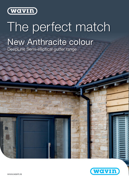 Wavin DeepLine Anthracite Grey Rainwater brochure IE