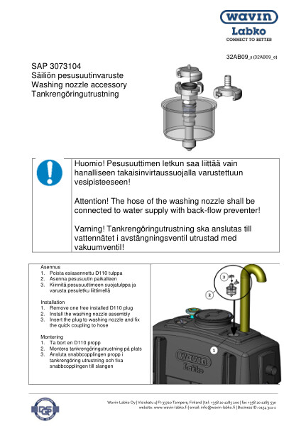 EuroREK pesusuutin NS2 SL - NS7 SL PDF