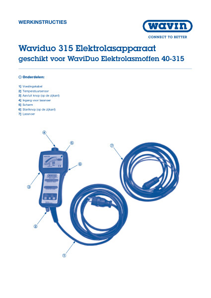 Werkinstructie Lasmachine Waviduo 315