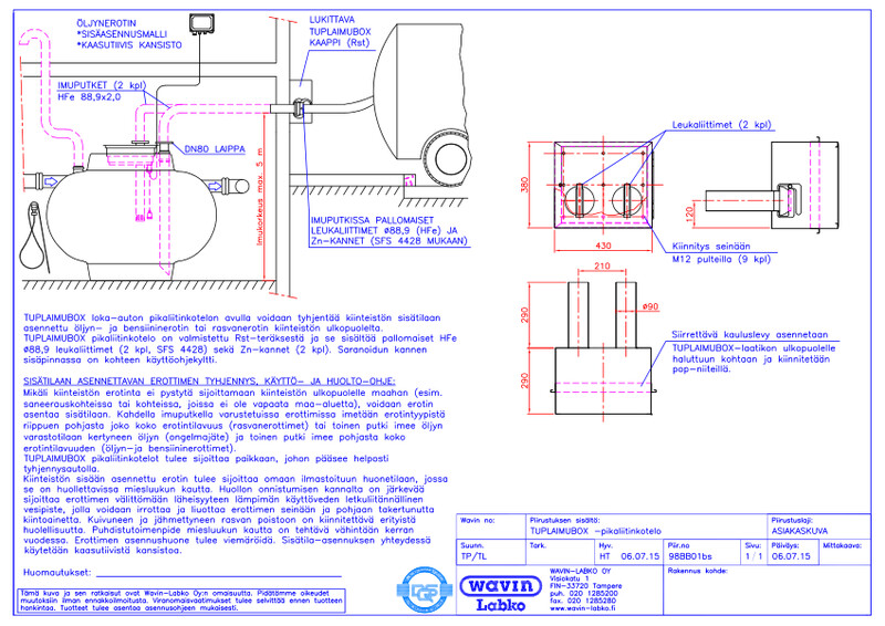 Tuotekuva - TuplaIMUBOX CAD