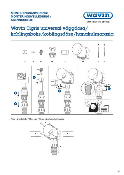 Monteringsanvising Veggboks