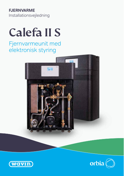 Installationsvejledning - Calefa II S