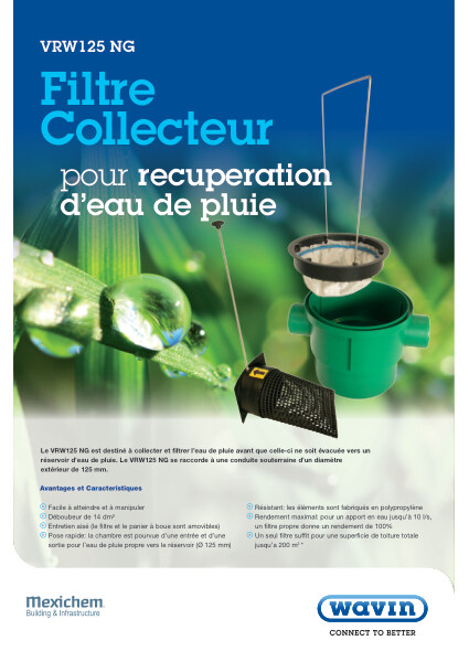 Brochure produit VRW-filtre collecteur