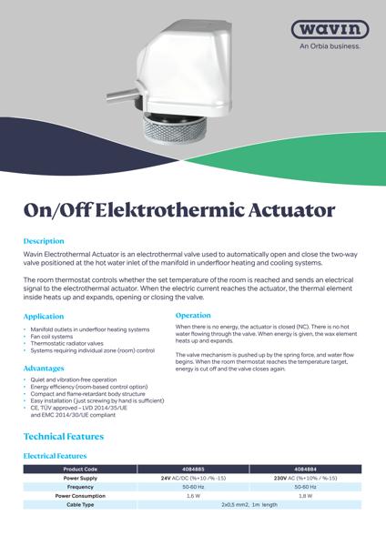 Elektrotermik Aktüatör Bro_ENG