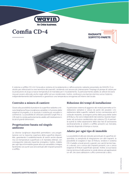 Scheda tecnica Comfia CD-4