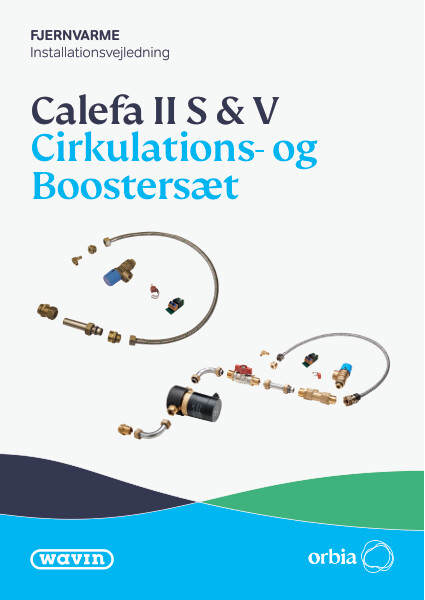 Calefa II S & V Cirkulations- og Boostersæt 