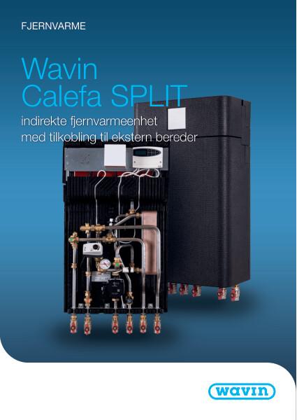 Calefa SPLIT datablad 